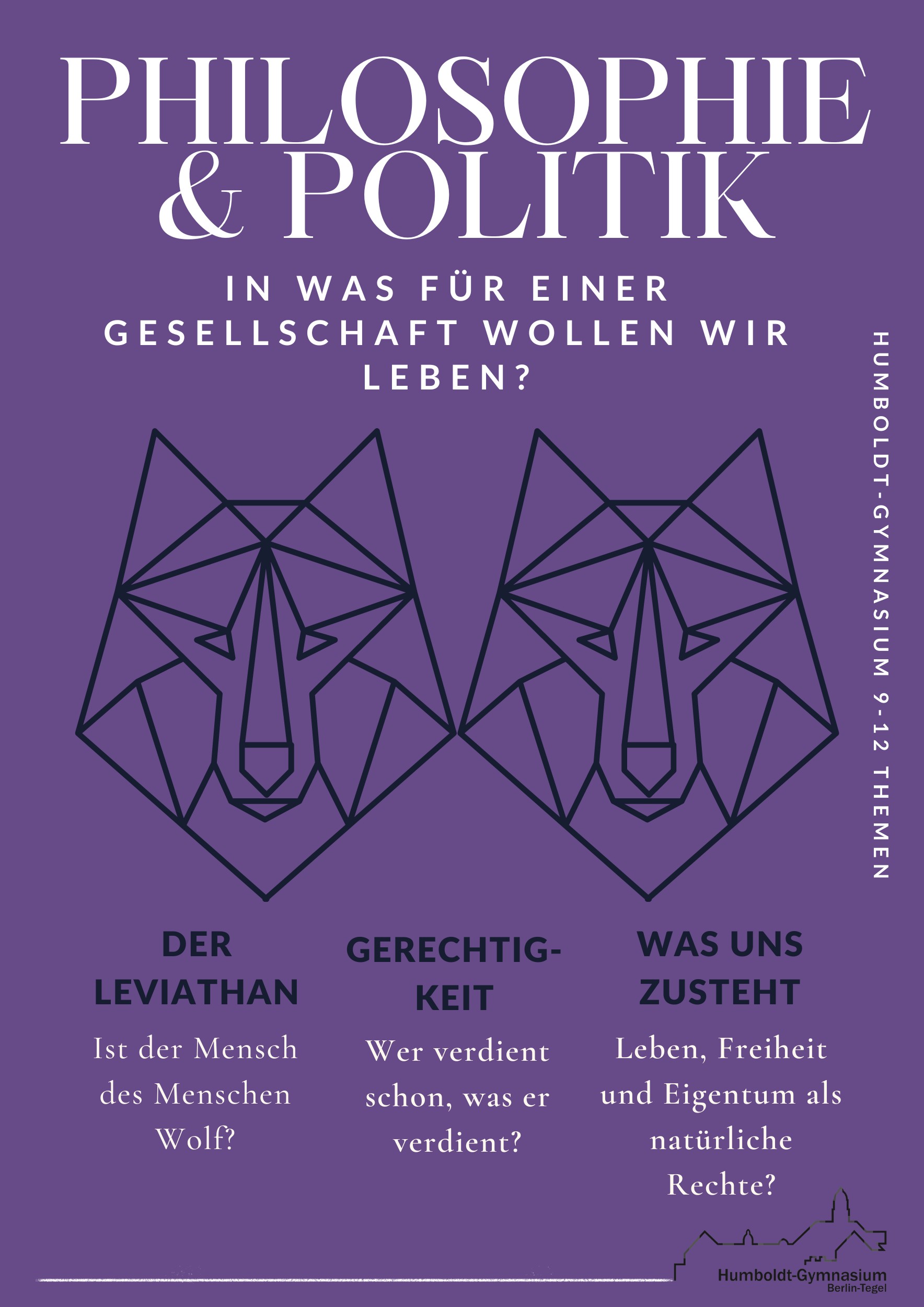 Plakat Philosophie und Politik