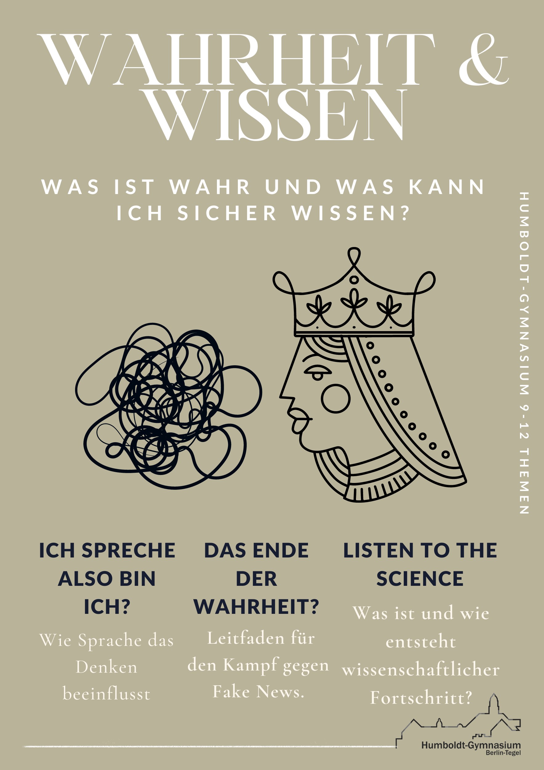 Plakat Warheit und Wissen